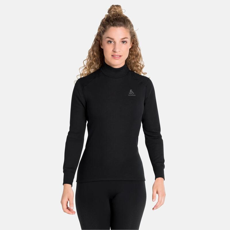 T-shirt à col haut Active Warm pour femme