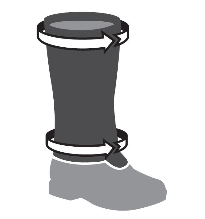 TSL Korte Wandel Gaiters 2/3