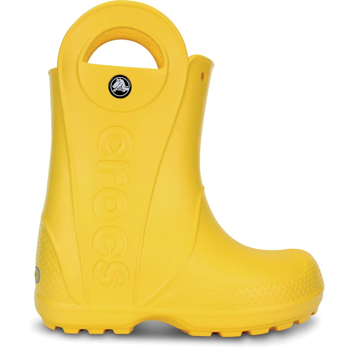 Crocs - Crocs Kids’ Handle It Rain Boot - Bottes De Voile - Jaune - 34/35 - Decathlon
