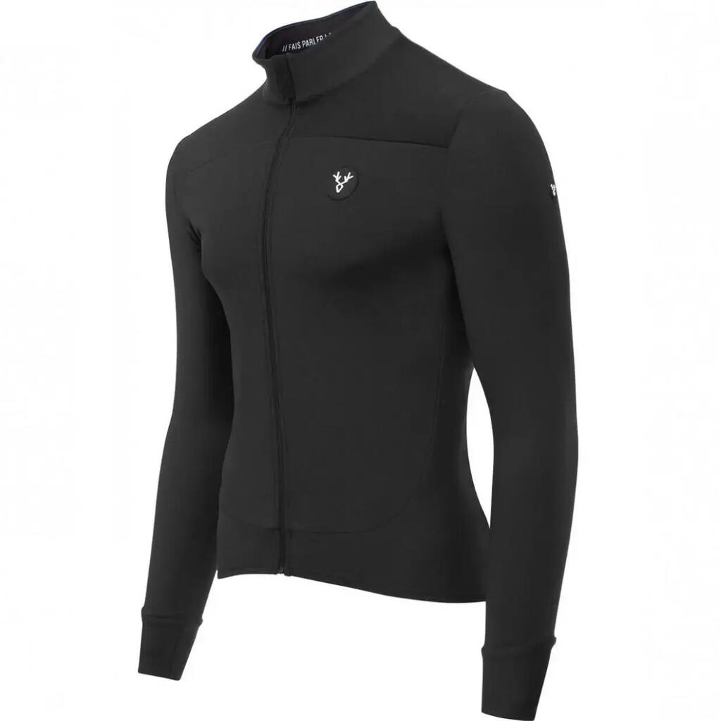 LeBram Aulac Black Winter Jacket Slim Fit