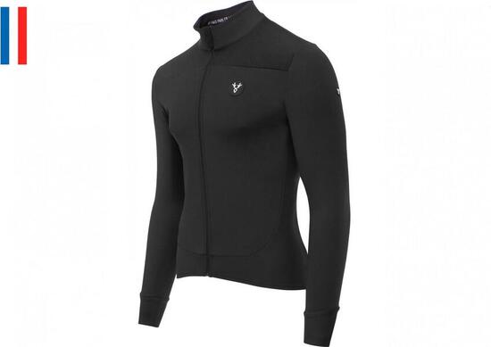 LeBram Aulac Schwarze Winterjacke Slim Fit