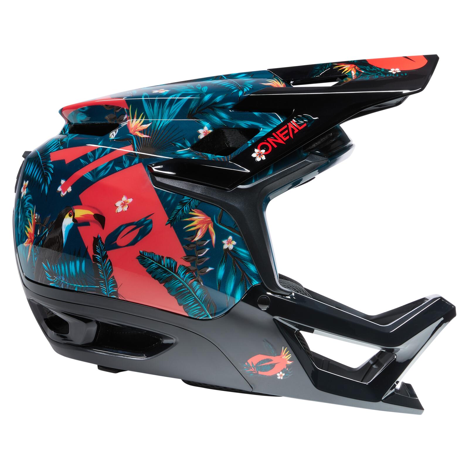 MTB Full Face TRANSITION Unisex Red 4/6