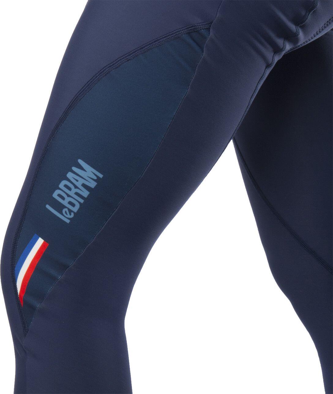 Cuissard Long Sans Bretelles Femme LeBram Iseran Endurance Bleu 4/7