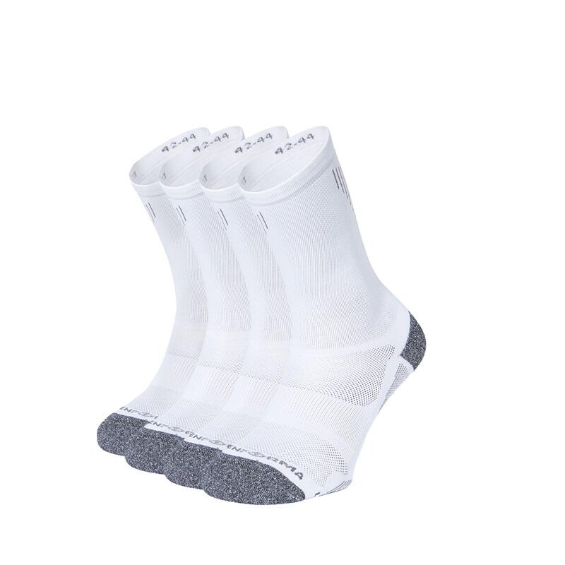 ENFORMA DUBBELPAK-BERLIN-ENKEL HOOG-HARDLOOPSOKKEN-ANTIBACTERIEEL-WIT