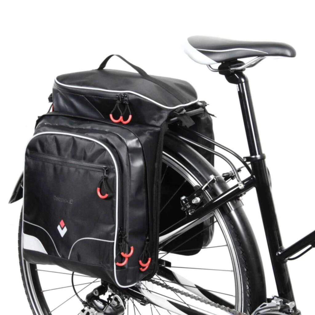 Rear Bike Pannier Bag – 3 Compartments