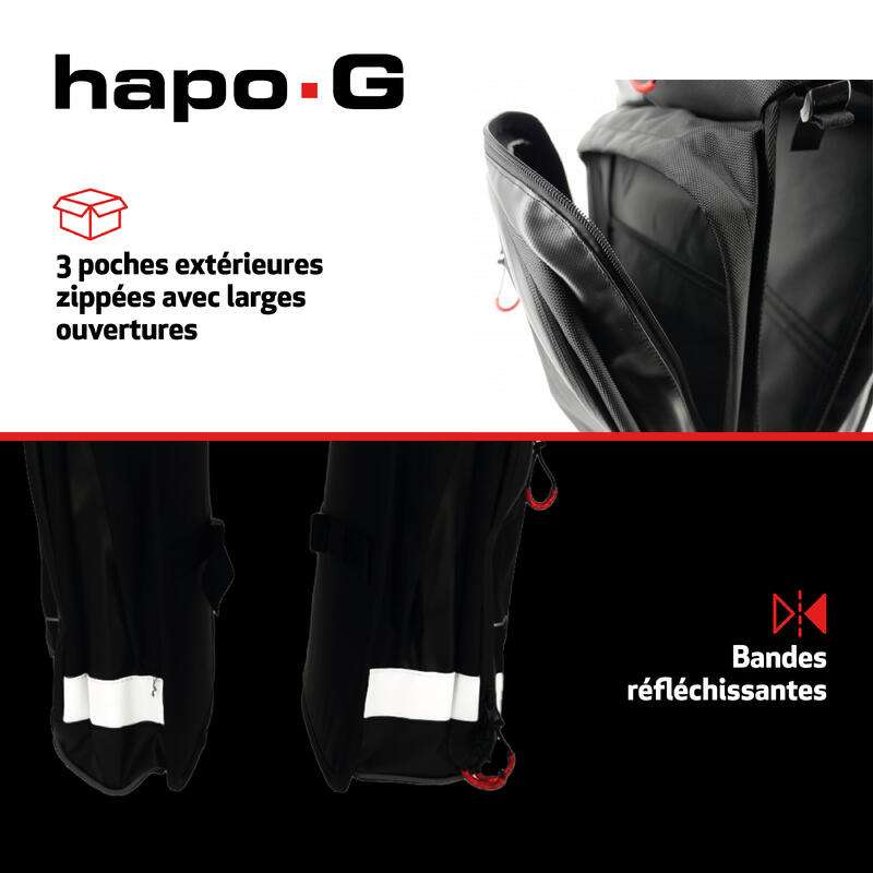 Sacoche Pont Arrière 3 volumes Hapo-G