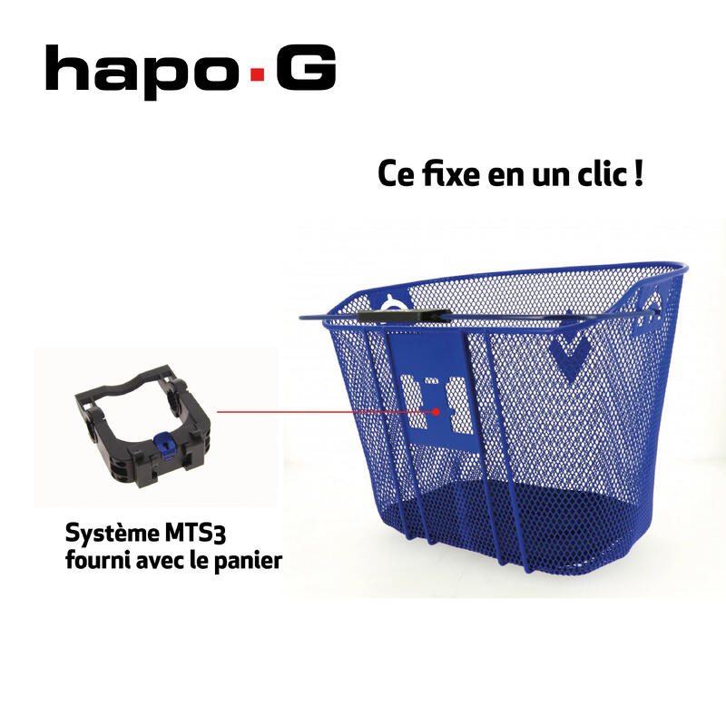 Panier acier avec fixation MTS 3 Hapo-G