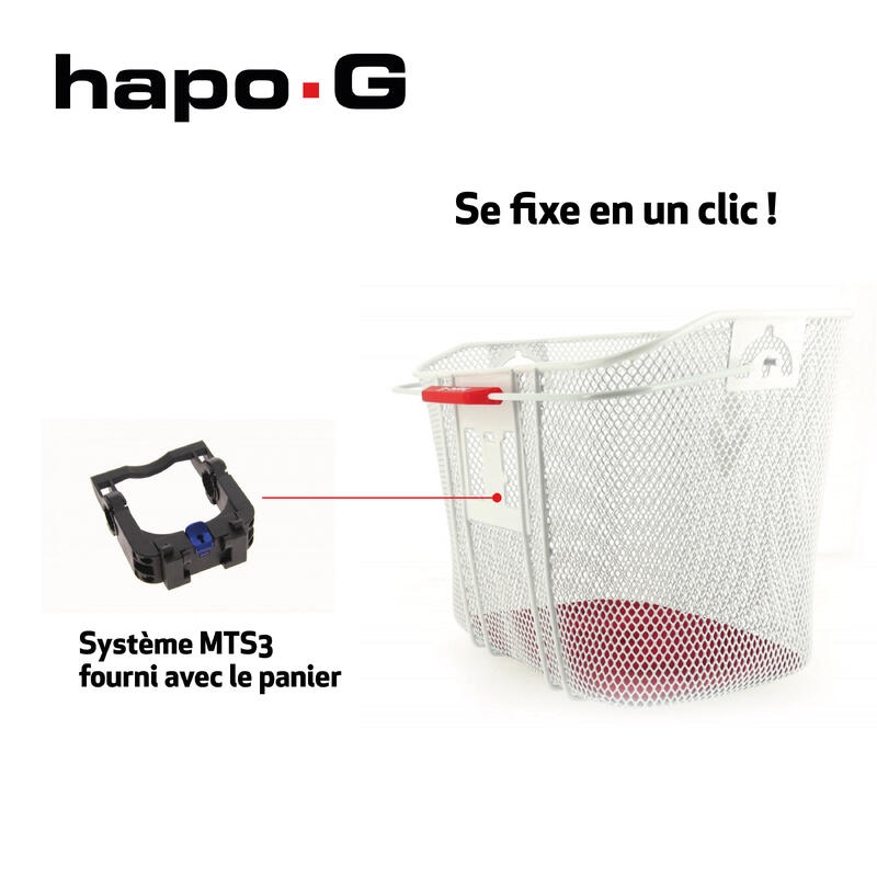 Panier acier avec fixation MTS 3 Hapo-G