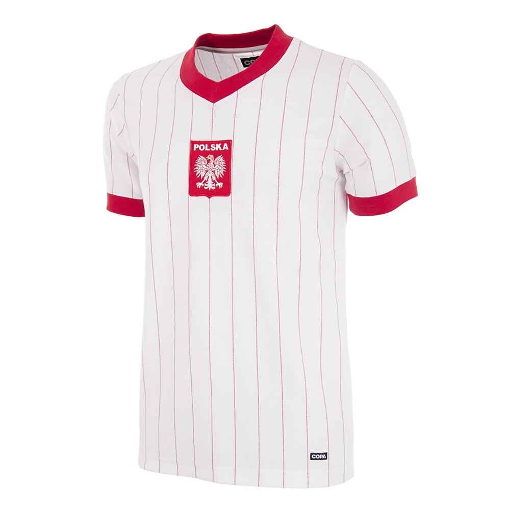COPA FOOTBALL Retro Voetbalshirt - Heren - Polen 1982 - Wit
