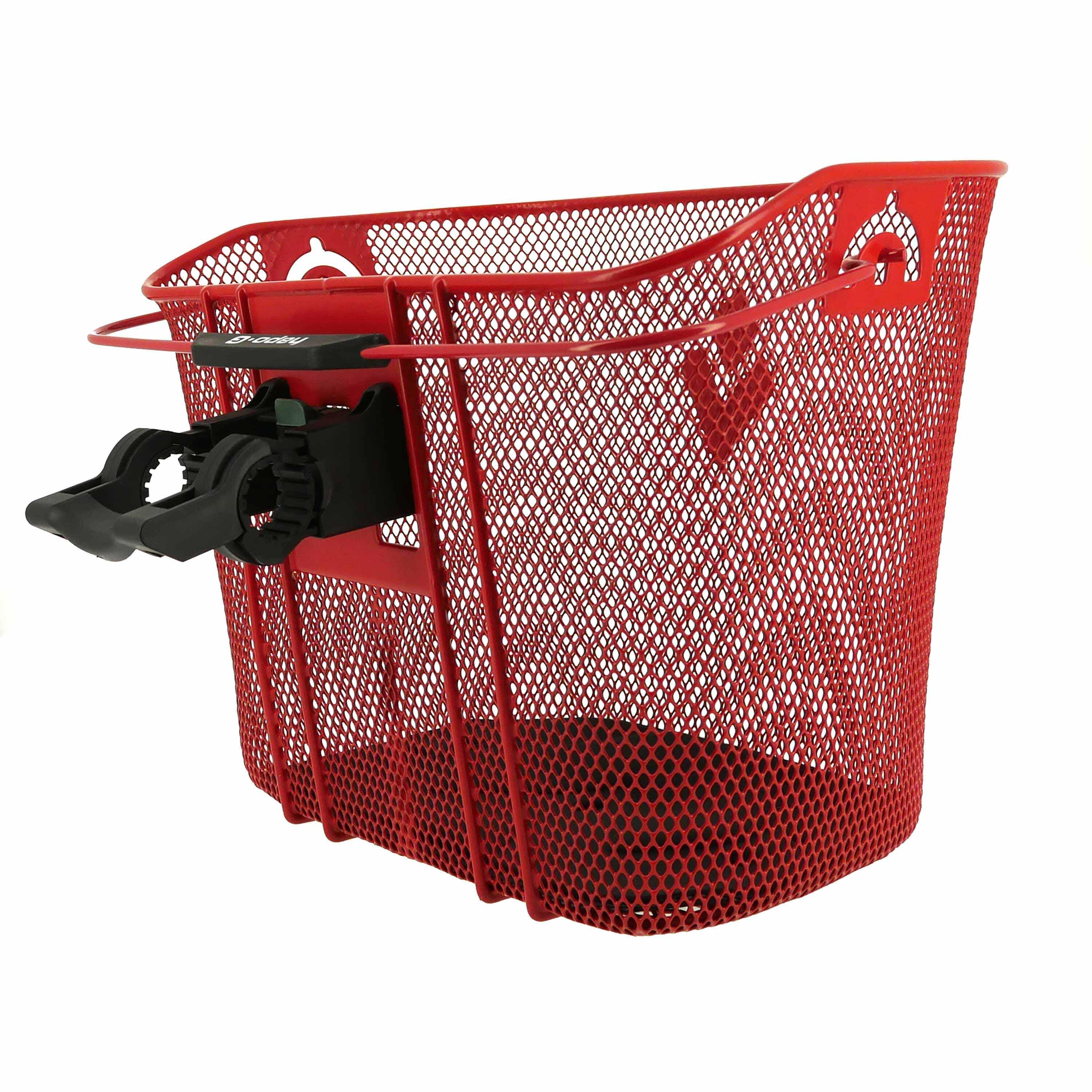 Panier acier XXL Rouge avec fixation MTS3 Hapo-G 6/6