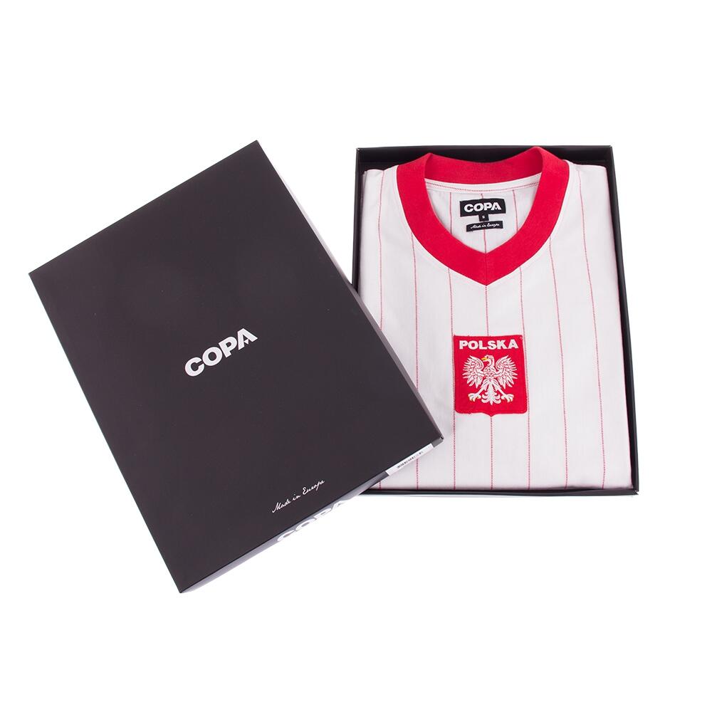Retro Voetbalshirt - Heren - Polen 1982 - Wit 6/7