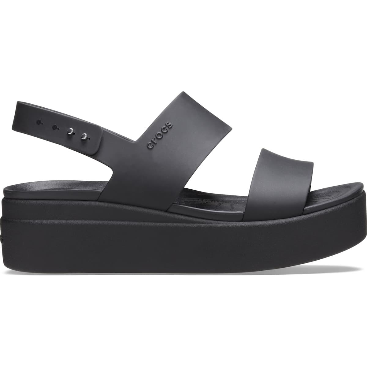 Crocs - Crocs Brooklyn Low Wedge Women's Sandal - Chaussures De Sport - Noir - 38/39 - Decathlon