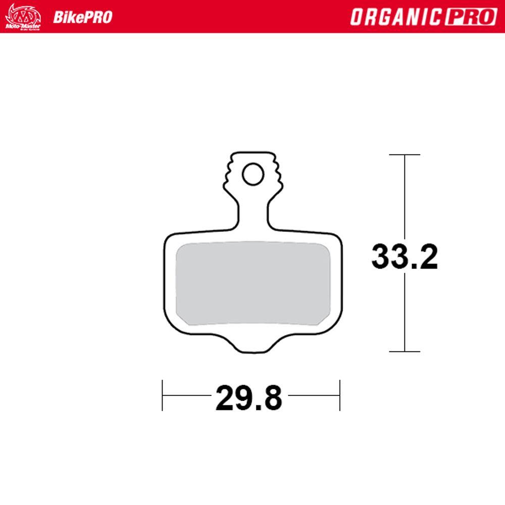 Pastiglie Freno Bici OrganicPro ideali per uso Professionale - Avid 2-piston 2/4