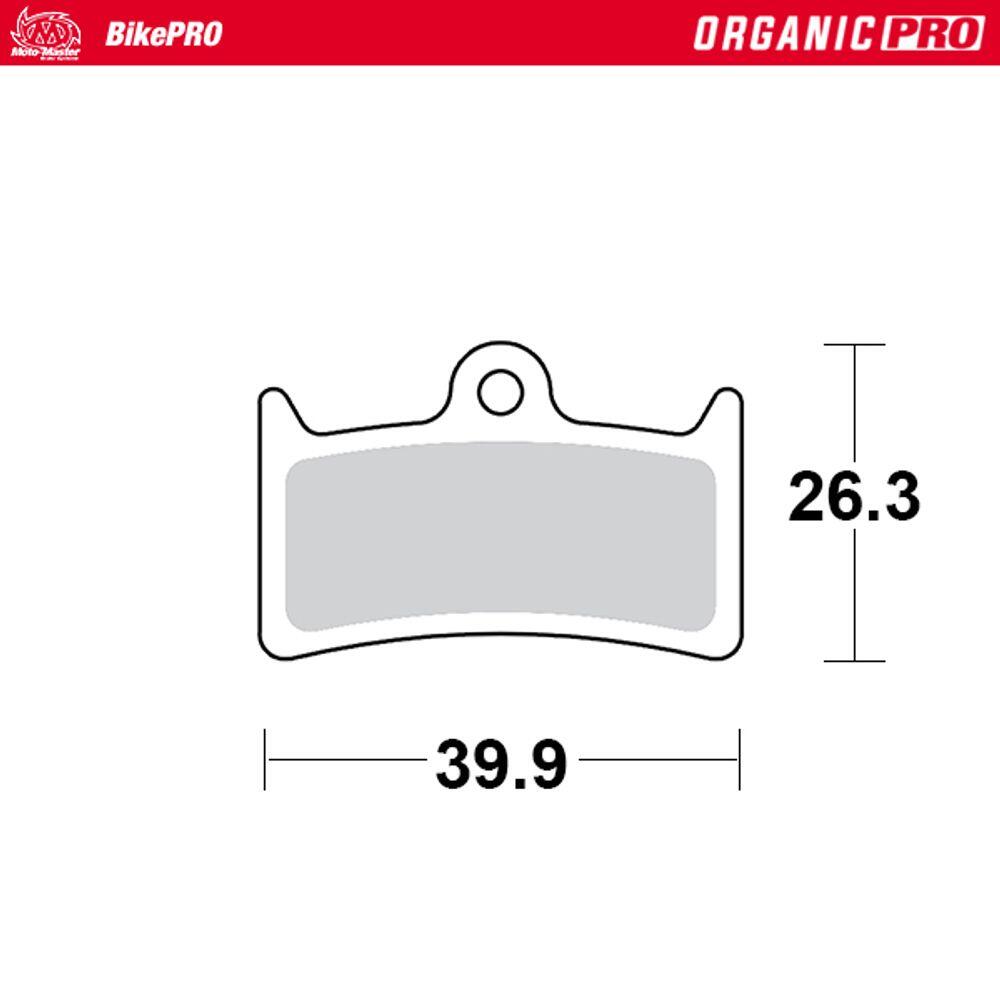 Pastiglie Freno Bici OrganicPro ideali per uso Professionale - Hope V4 2/4