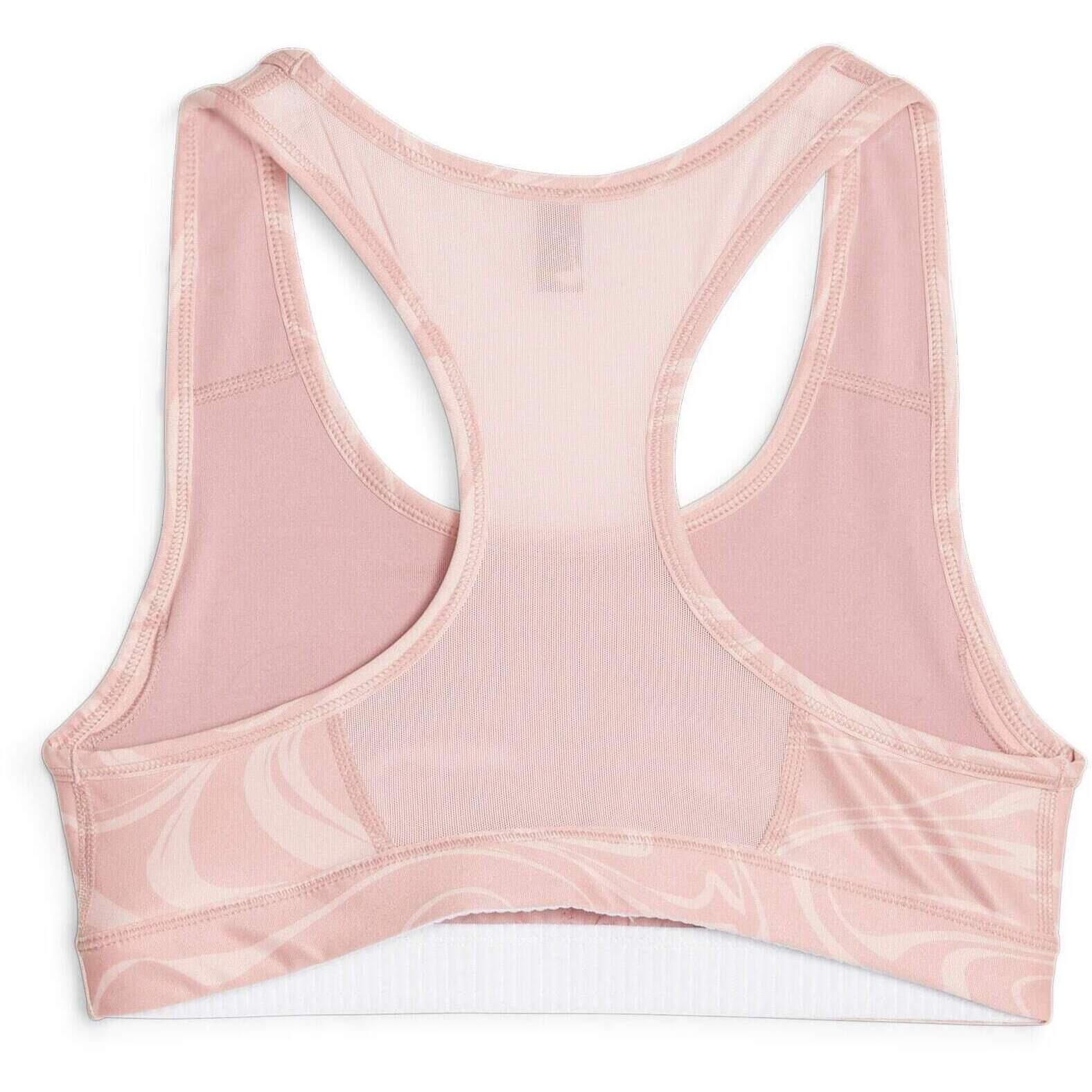 Beha Puma Mid Impact 4keeps Graphic Bra Pm Future, Roze, Dames 5/5