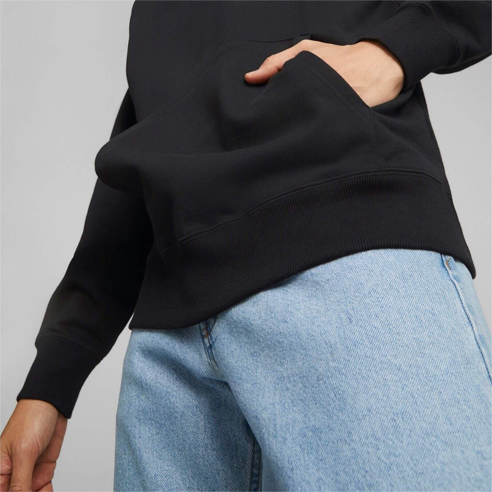 Capot Puma Classics Relaxed Hoodie Tr, Noir, Hommes 4/5