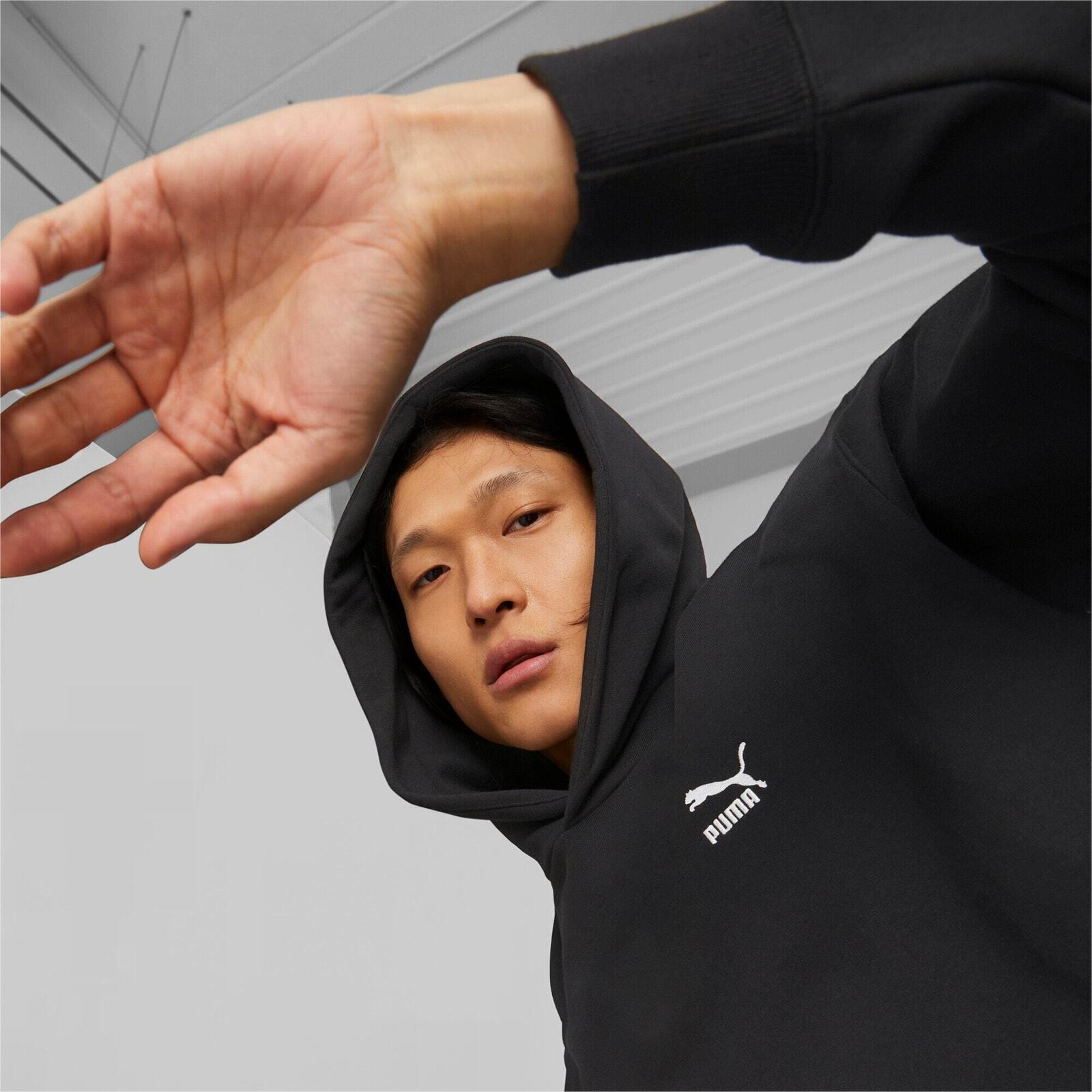 Capot Puma Classics Relaxed Hoodie Tr, Noir, Hommes 5/5