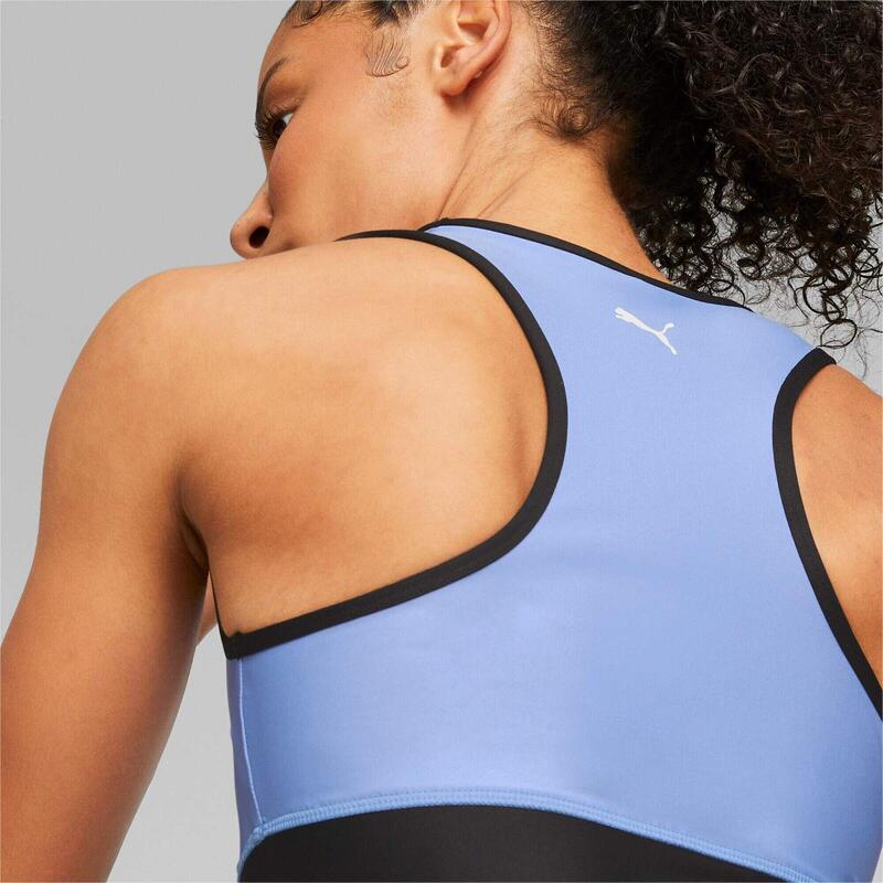 Bustiera femei Puma Fit Eversculpt Skimmer Top, Albastru