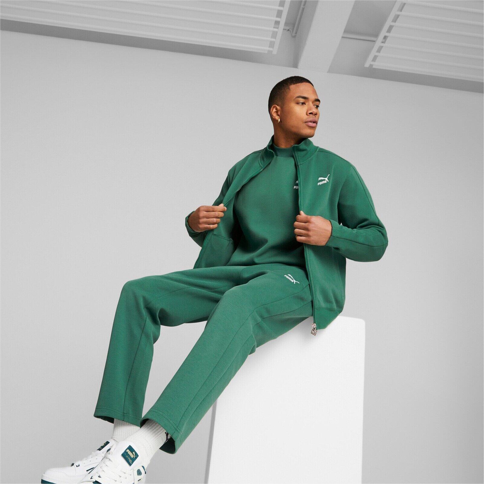 Veste Puma T7 Track Jacket Dk Vine, Vert, Hommes 3/5