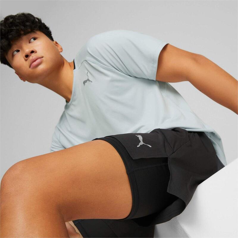 Korte broek Puma Run 2in1 5 Short, Zwart, Mannen