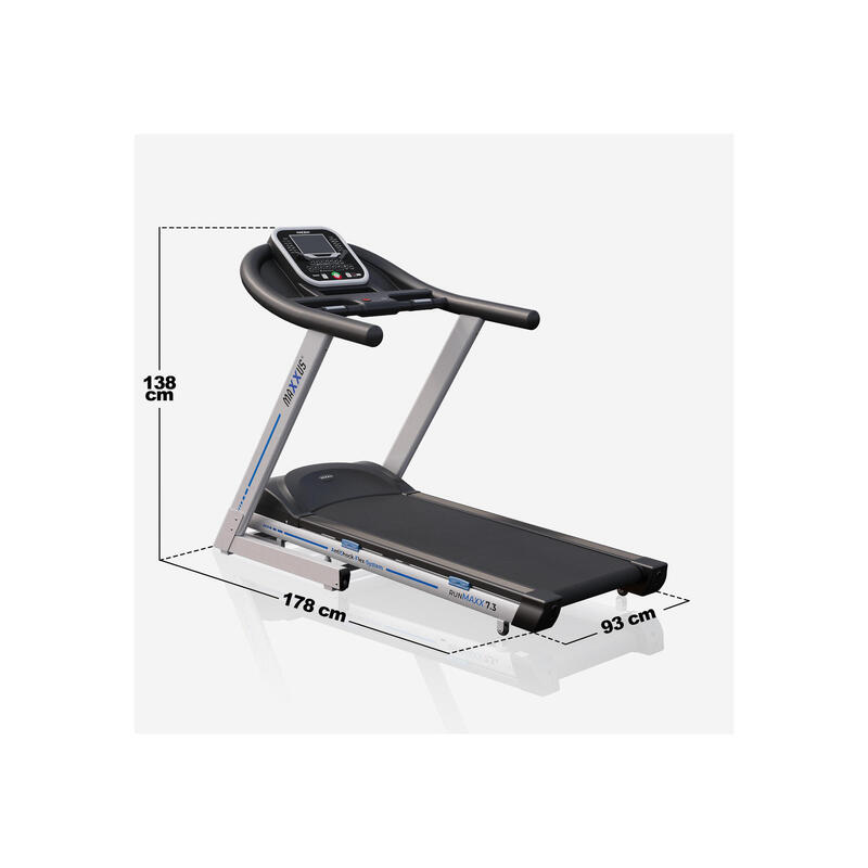 MAXXUS TAPIS DE COURSE PLIABLE RUNMAXX 7.3 | | FITNESS ET CARDIO