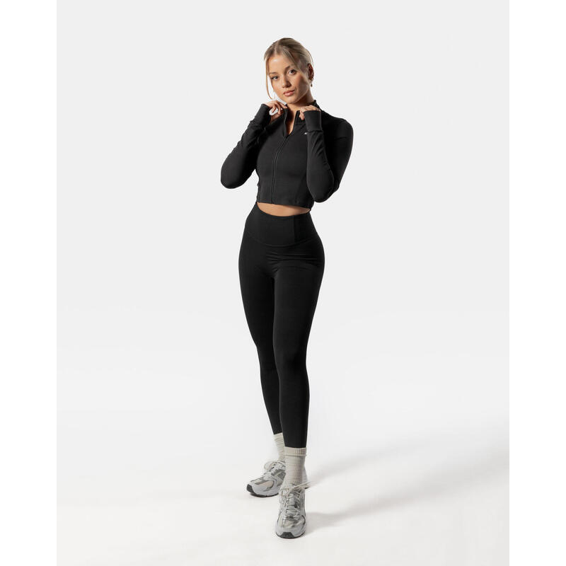 LuxForm Legging Fitness Femme Noir - Taille Haute - AW Active