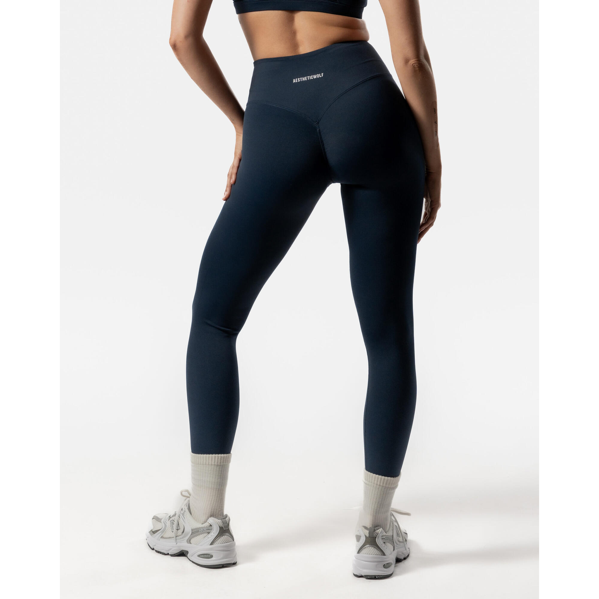 Aesthetic Wolf - Legging Luxform® Femme Taille Haute Pour Fitness Et Pilates Bleu Marine - Legging - Bleu - 48 Xl - Decathlon