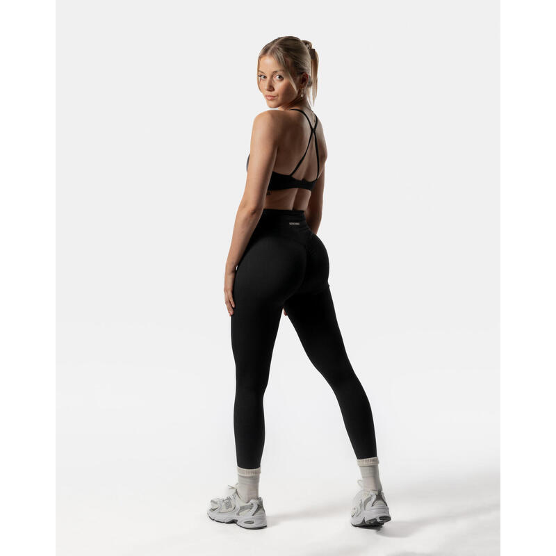 LuxForm Brassière de Sport Fitness Femme Noir - AW Active