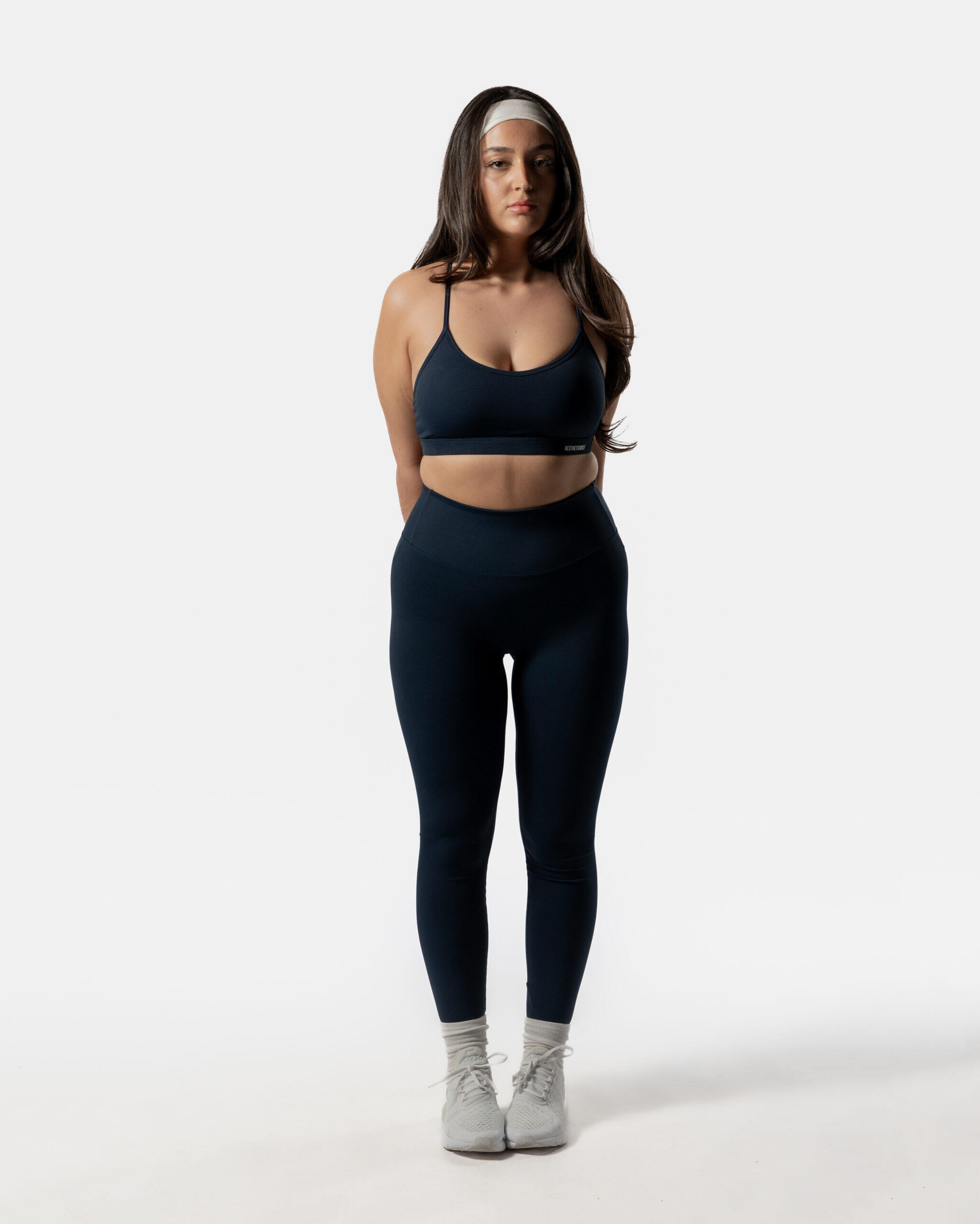 Legging LuxForm® femme taille haute pour fitness et pilates bleu marine 7/7