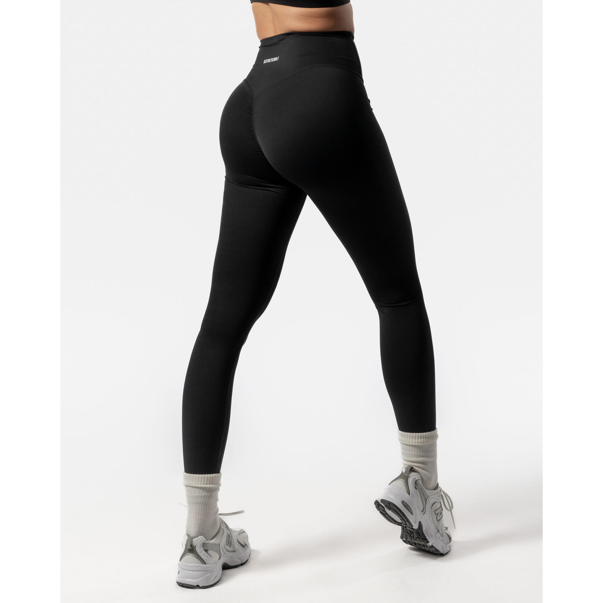 Aesthetic Wolf - Legging Luxform® Femme Taille Haute Pour Fitness Et Pilates Noir - Legging - Noir - 42 M/l - Decathlon