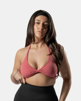 Reggiseno Sportivo Twist Fitness Donna Rosa - AW Active