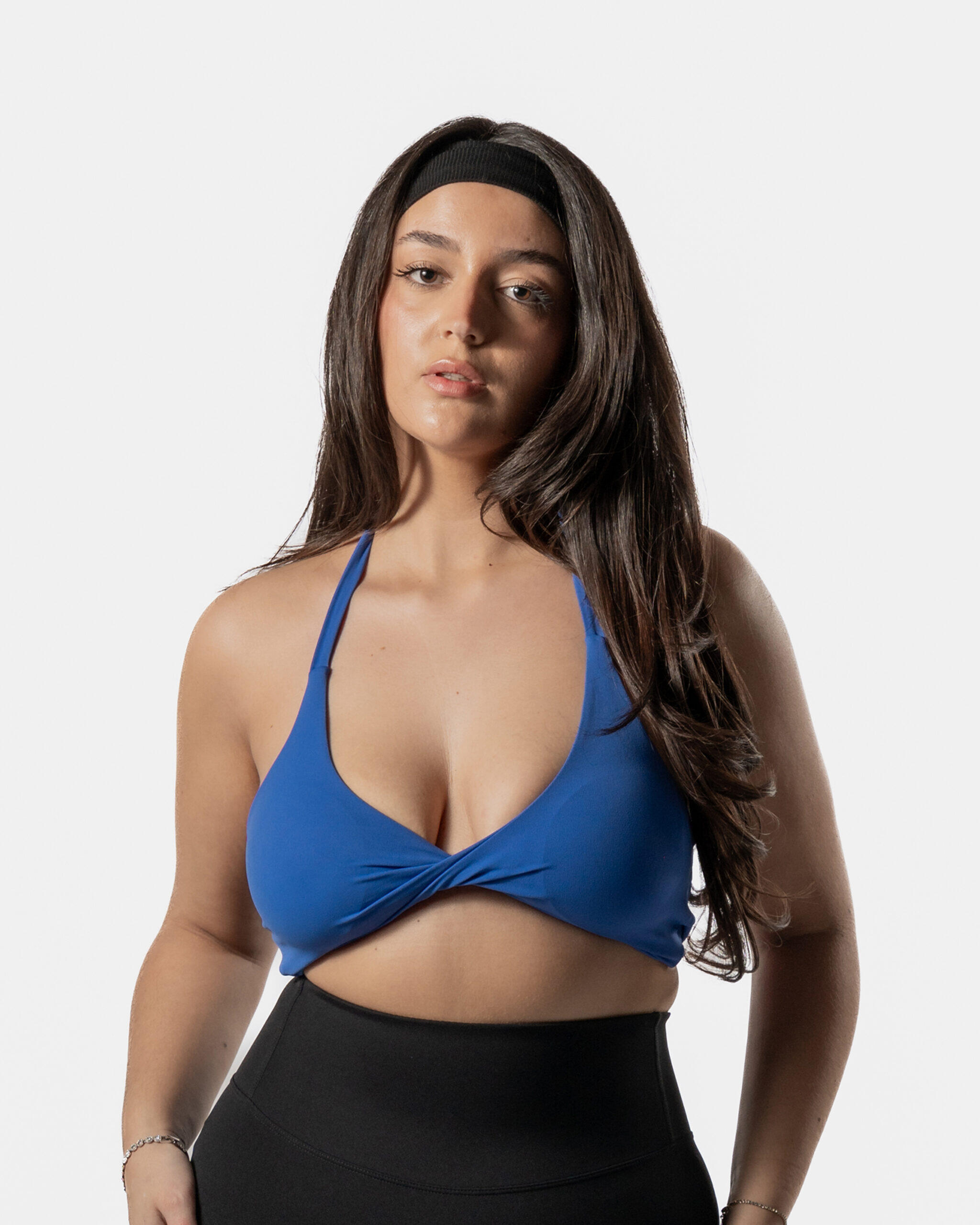 Twist Sport-BH Fitness Damen Blau - AW Active 3/6