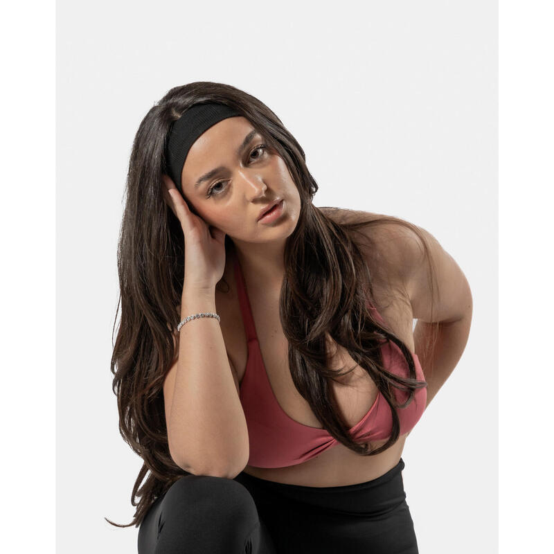 Twist Brassière de Sport Fitness Femme Rose - AW Active