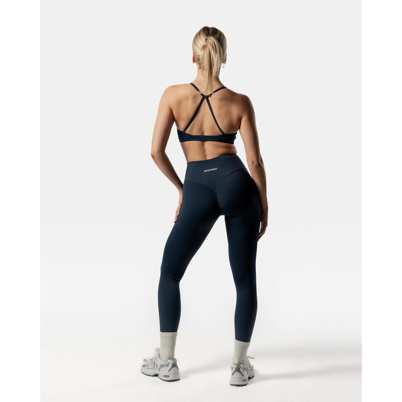 LuxForm Sportbeha Fitness Dames Marine Blauw - Medium Support - AW Active