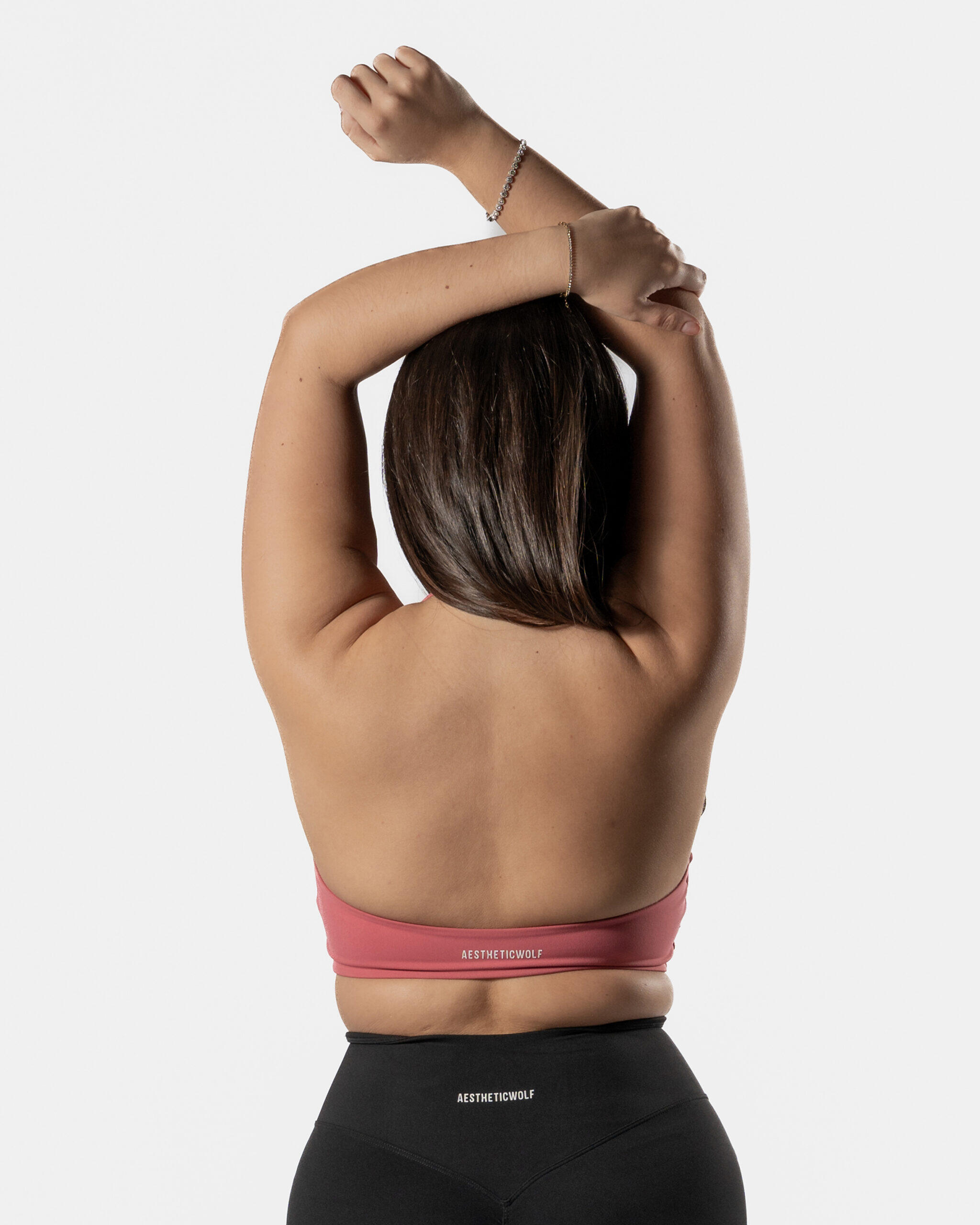 Reggiseno Sportivo Twist Fitness Donna Rosa - AW Active 2/6