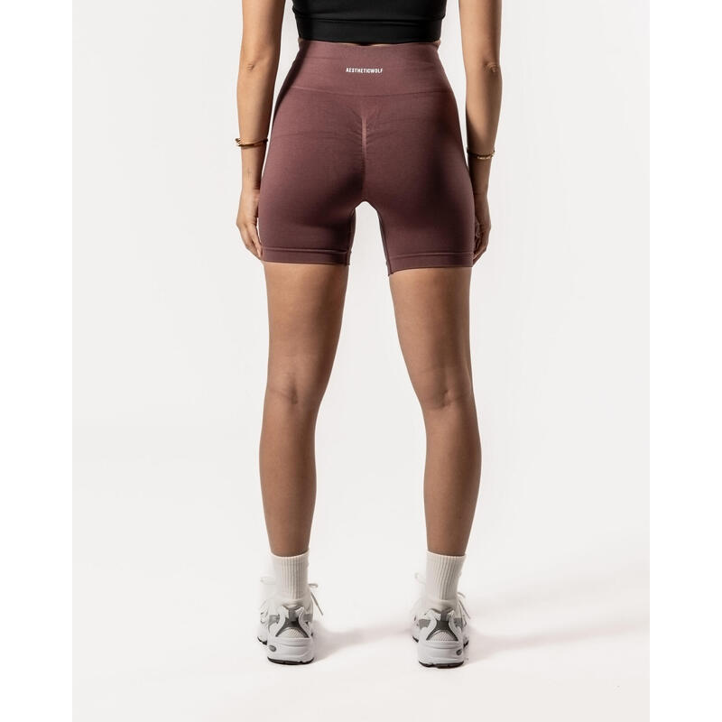 Reform Seamless - Naadloze Shorts - Fitness - Dames - Herfstrood