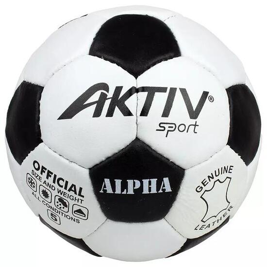 Fußball Aktivsport Alpha Leder Größe: 5