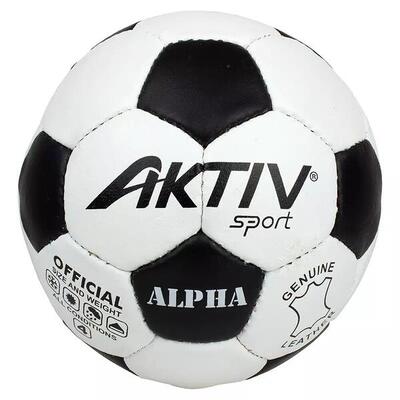 Fußball Aktivsport Alpha Leder Größe: 4