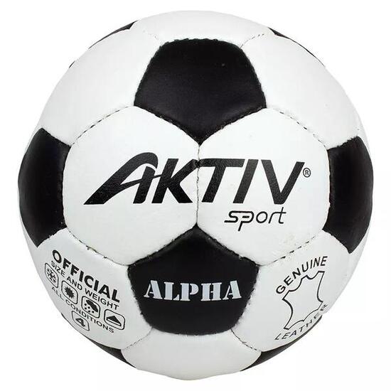 Fußball Aktivsport Alpha Leder Größe: 4