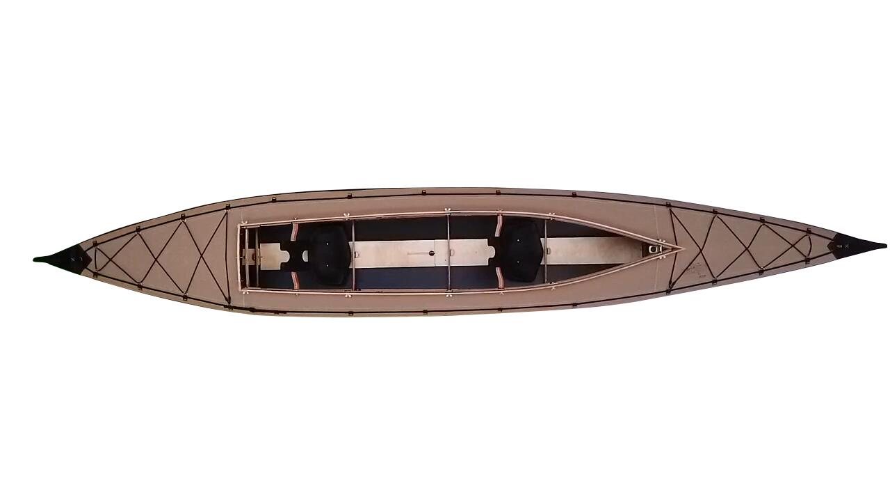 POUCH Das Poucher Faltboot, Reisezweier RZ96 inkl. Packtaschen-Set