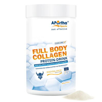 Full Body Collagen Protein-Drink mit BODYBALANCE® - 98% Protein! - 450g Pulver