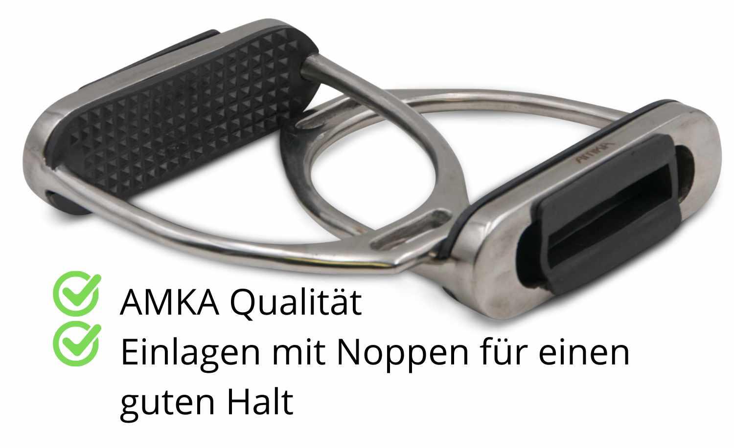 AMKA Steigbügel  Edelstahl 4/4