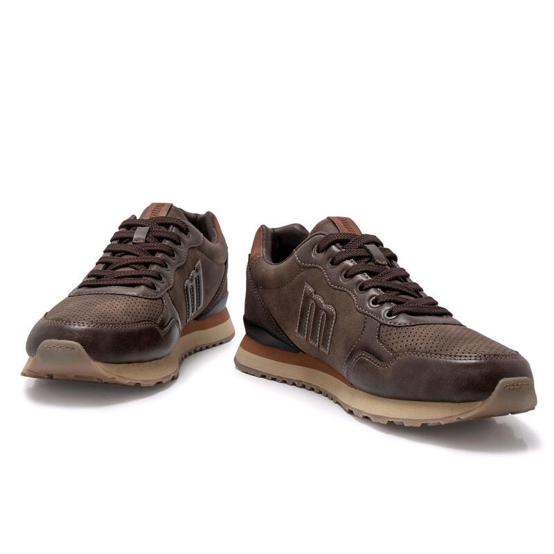 Zapatillas Caminar Hombre MTNG Porland Marron