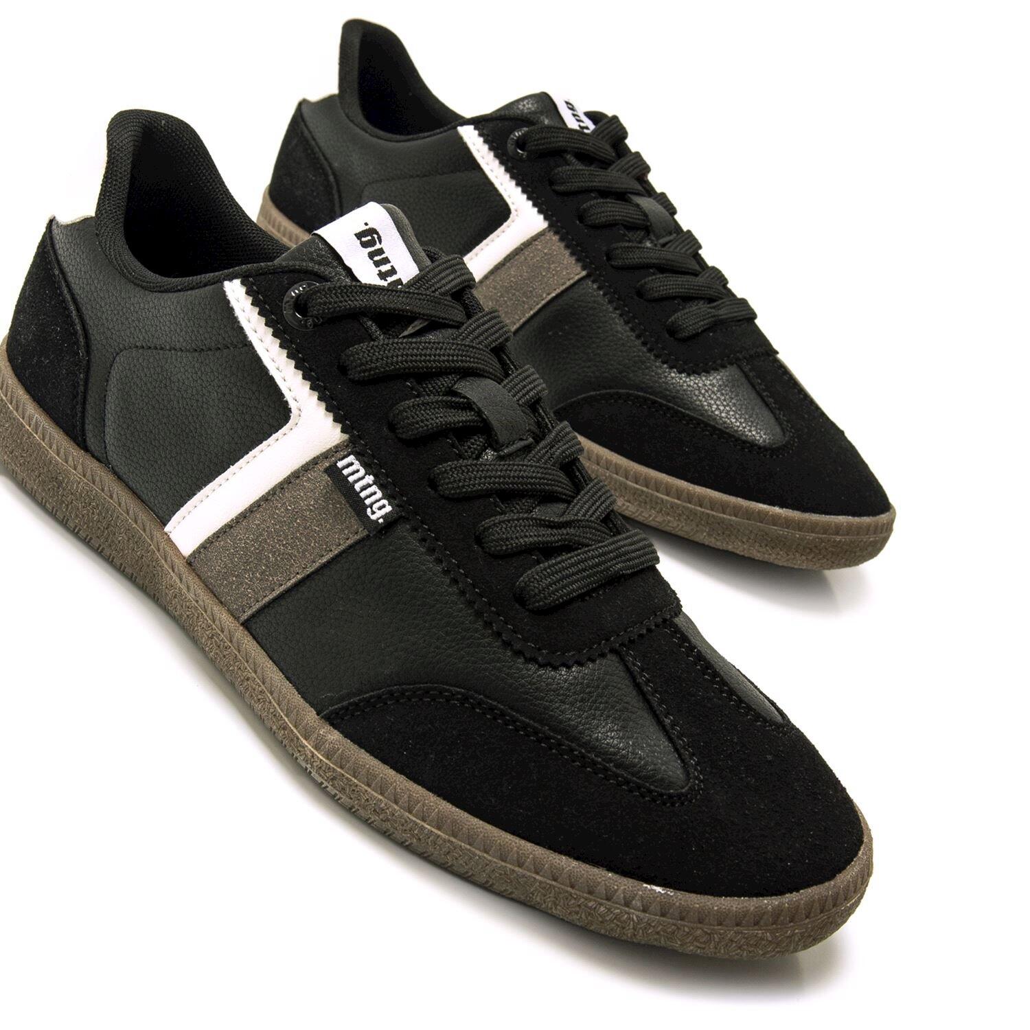 Deportivas Casual Hombre Suela Plana - Modelo 84682 Negro 6/7