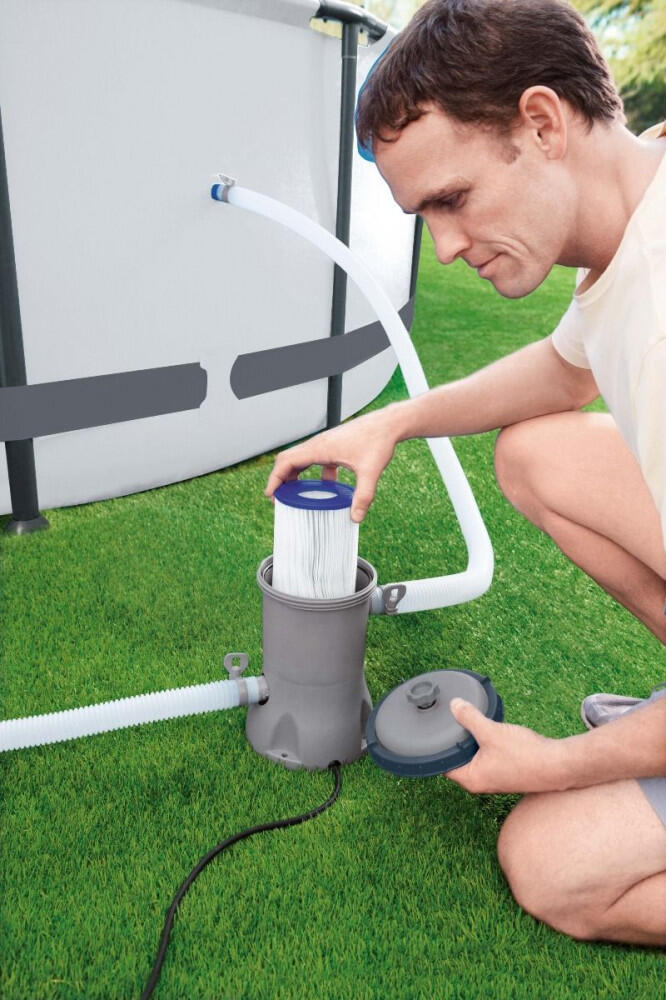 Depuradora con Filtro de Cartucho para Piscinas Desmontables Tipo II Bestway de 6/7