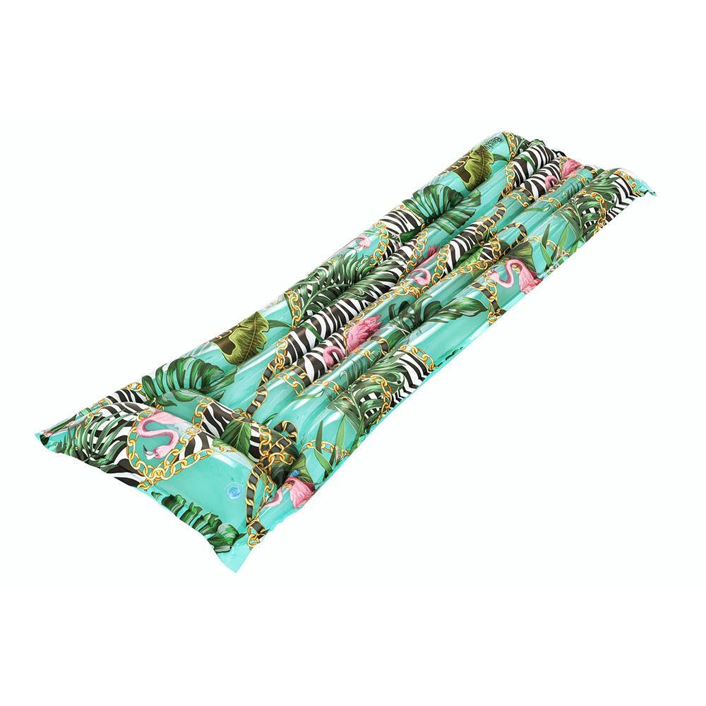 Colchoneta Inflável Fantasia Floral 183x69 cm para Praia e Piscina 6/7