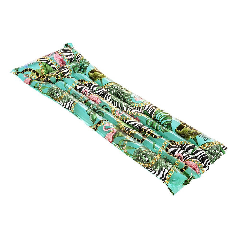 Colchoneta Inflável Fantasia Floral 183x69 cm para Praia e Piscina 7/7