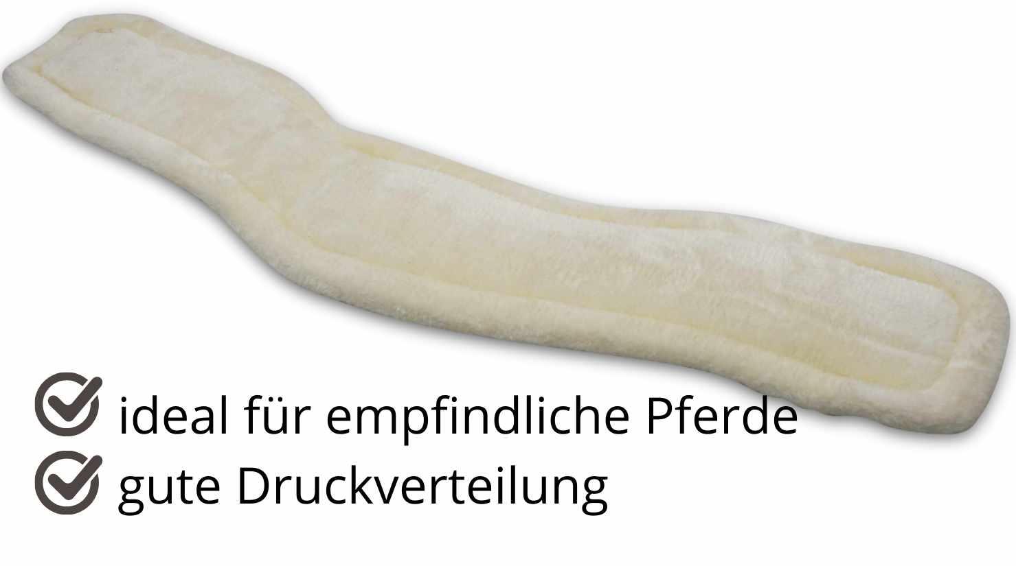 HorseGuard Kurzgurt Neopren Kunstfell unterlegt 4/4