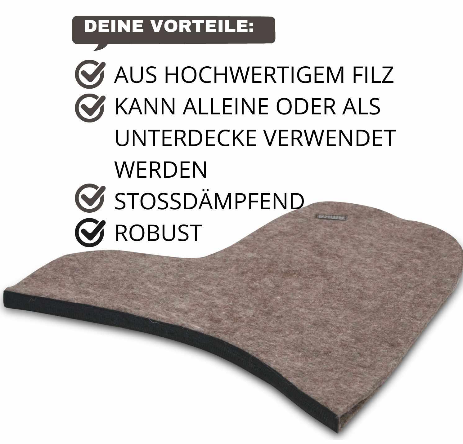 AMKA Filz Unterdecke DRESSUR 4/4