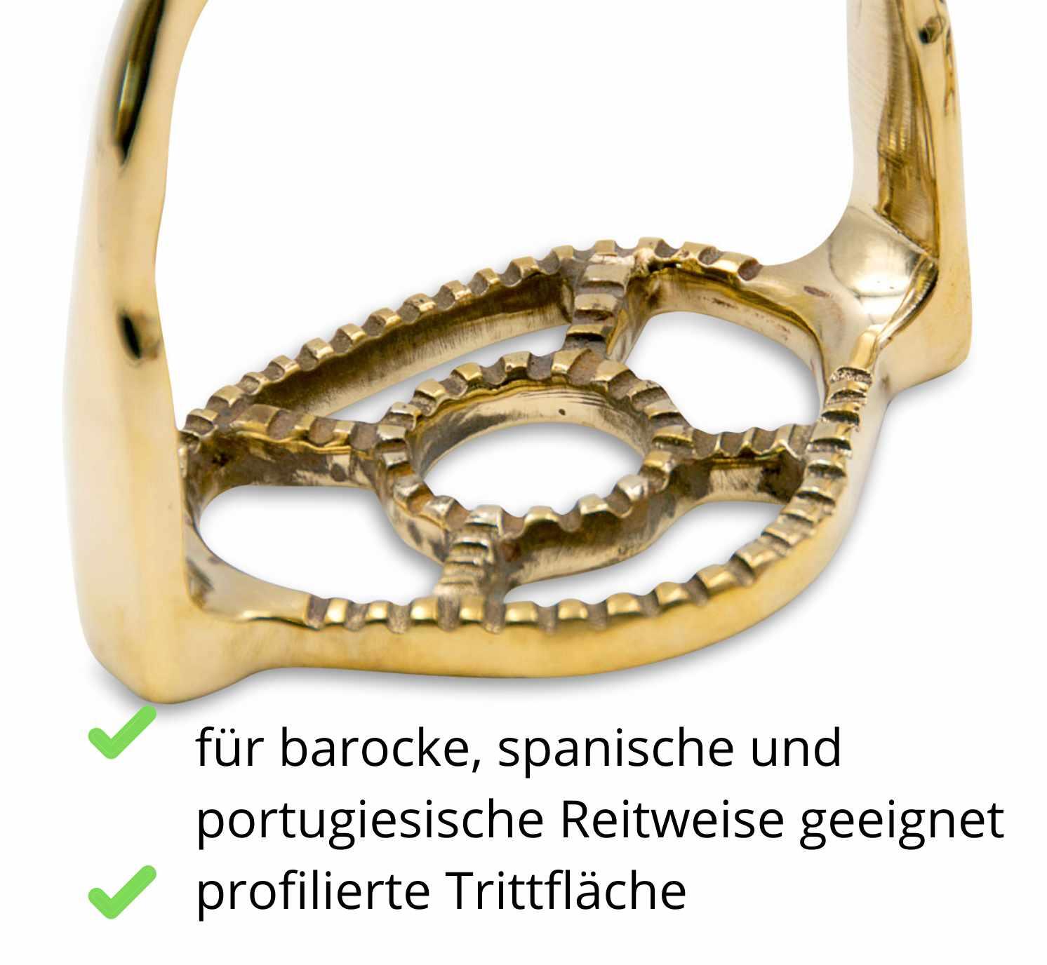 AMKA Barocksteigbügel 3/4